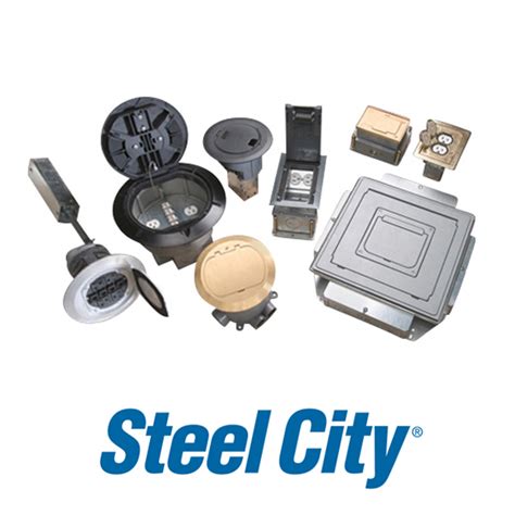 steel boxes city|steel city floor boxes catalog.